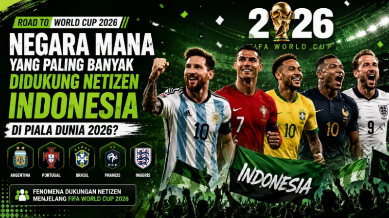 Argentina Masih Memimpin, Dukungan Netizen Indonesia untuk Piala Dunia 2026 Semakin Panas