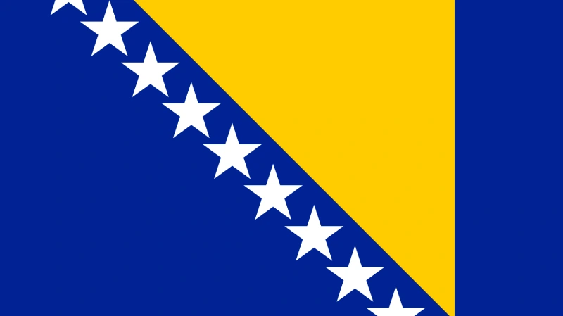 Bendera Timnas Bosnia dan Herzegovina