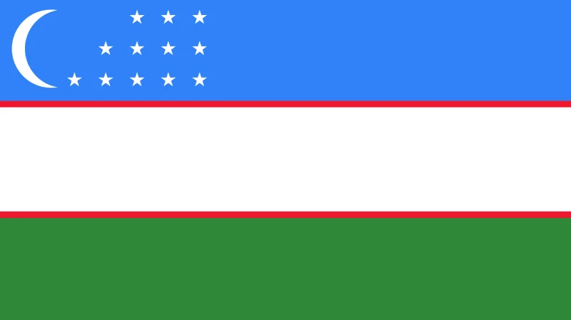 Bendera Timnas Uzbekistan