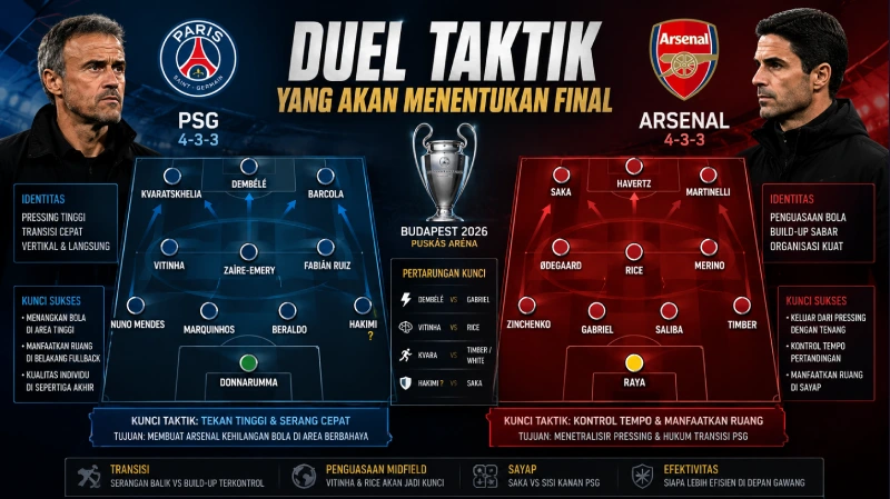 Duel Taktik yang Akan Menentukan Final