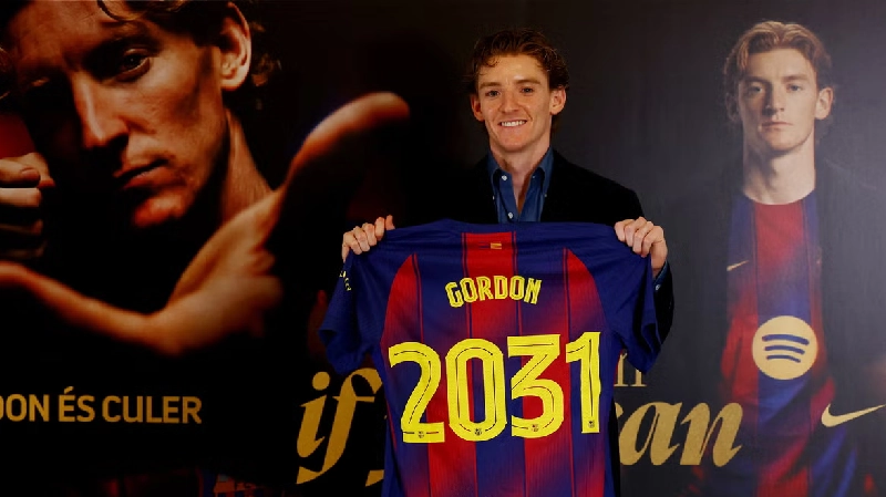 Gordon ke Camp Nou Barcelona Temukan Sayap Baru untuk Masa Depan