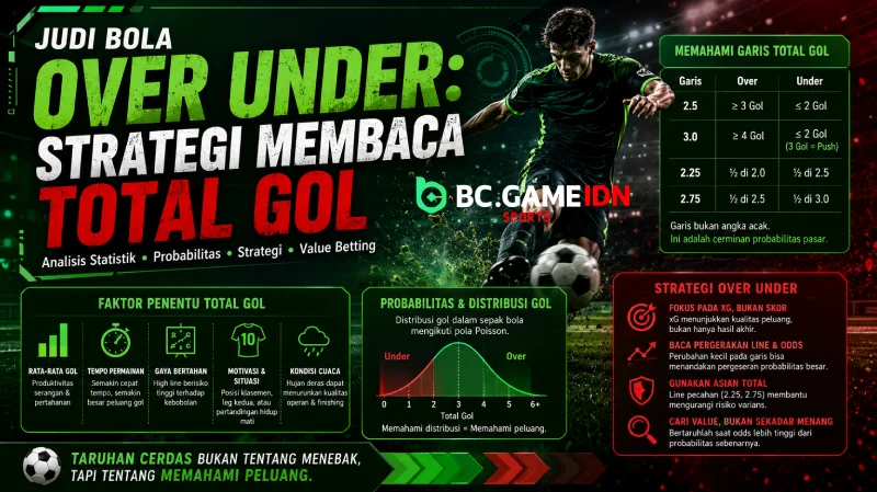 Judi Bola Over Under Strategi Membaca Total Gol
