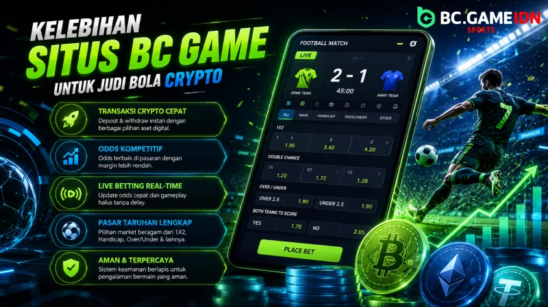 Kelebihan Situs BC Game untuk Judi Bola Crypto
