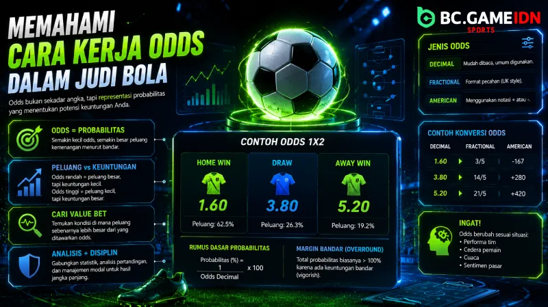 Memahami Cara Kerja Odds dalam Judi Bola