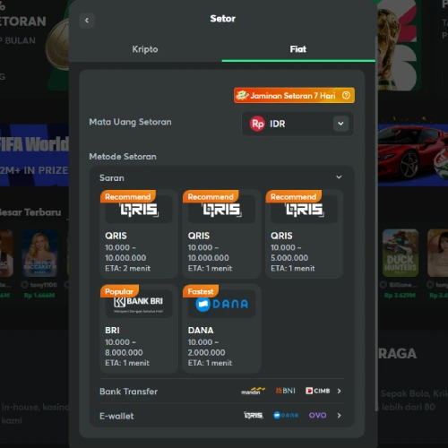 Panduan Deposit Di BC Game