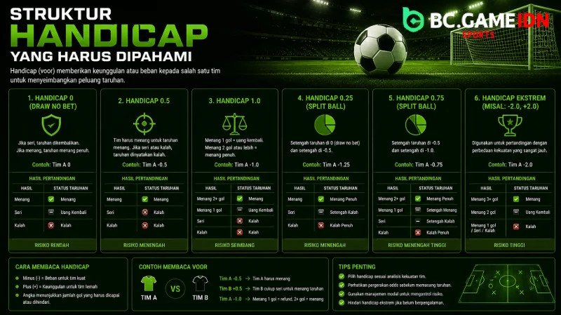 Struktur Handicap Yang Harus Dipahami - BC Game Indonesia