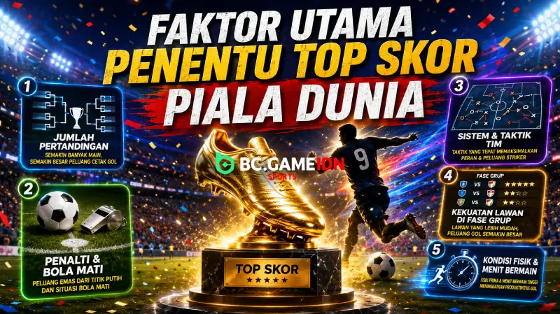 Faktor Utama Penentu Top Skor Piala Dunia