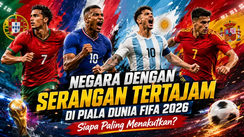 Negara dengan Serangan Tertajam di Piala Dunia FIFA 2026 - Siapa Paling Menakutkan
