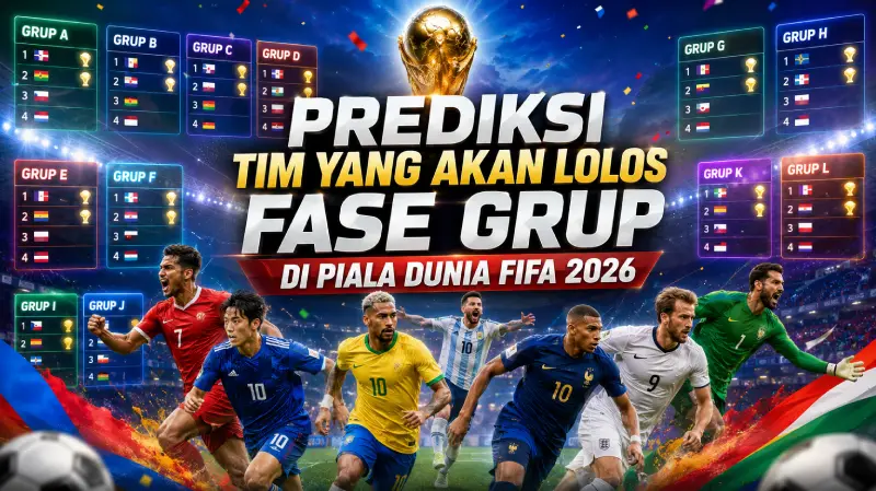 Prediksi Tim yang Akan Lolos Fase Grup di Piala Dunia FIFA 2026