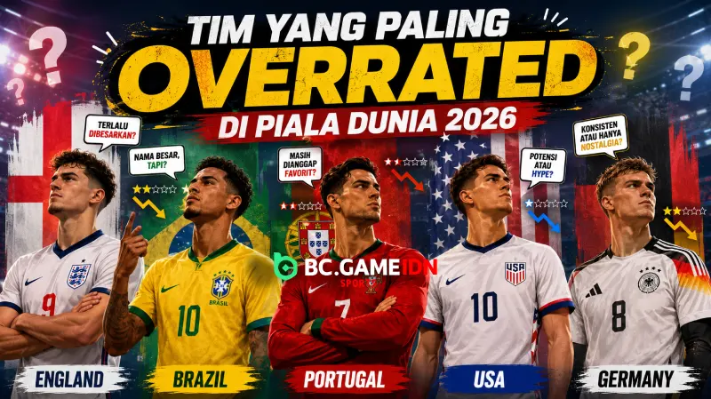 Tim Yang Paling Overrated Di Piala Dunia FIFA 2026