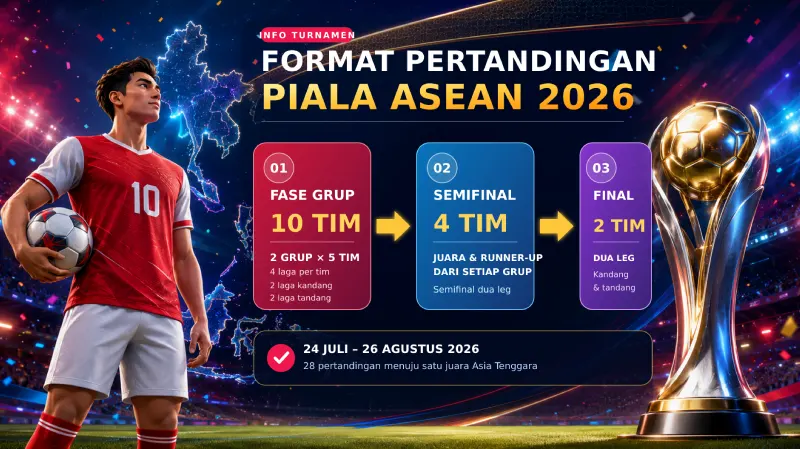 Format Pertandingan Piala ASEAN 2026
