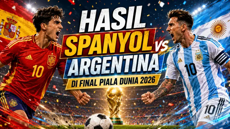 Hasil Spanyol vs Argentina di Final Piala Dunia 2026