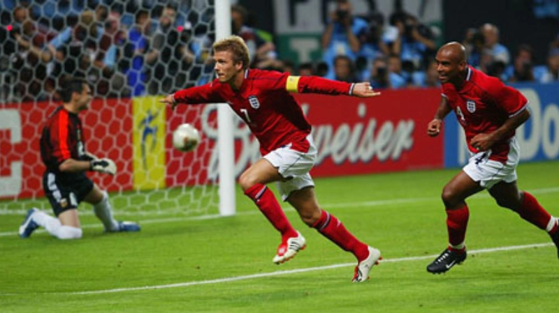 Piala Dunia 2002 Momen Penebusan David Beckham